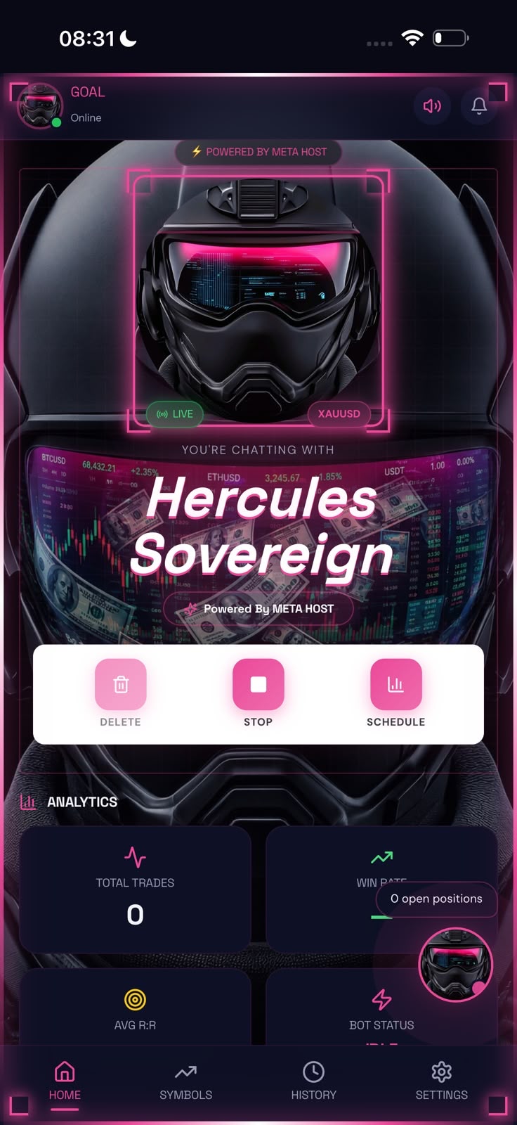HERCULES SOVEREIGN app interface variation 3
